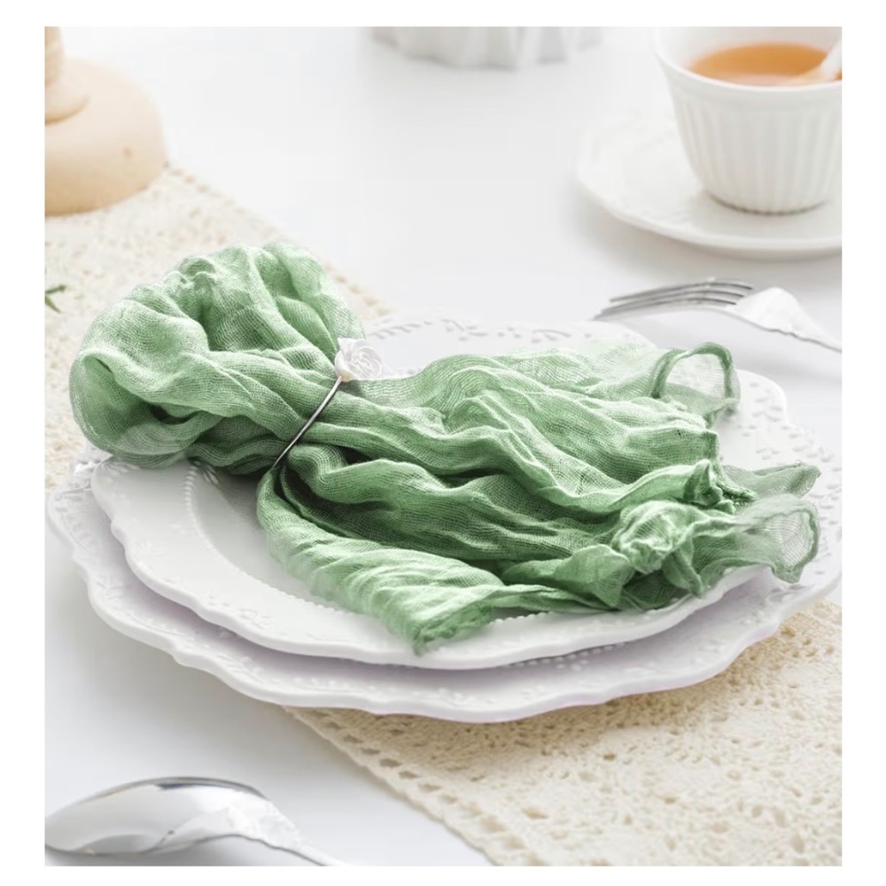 50 Sage green cheese cloth